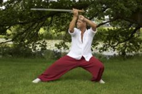 Abbildung: Tai Chi Waffentraining