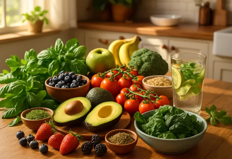 Diagramm des menschlichen Verdauungssystems mit hervorgehobenen Organen