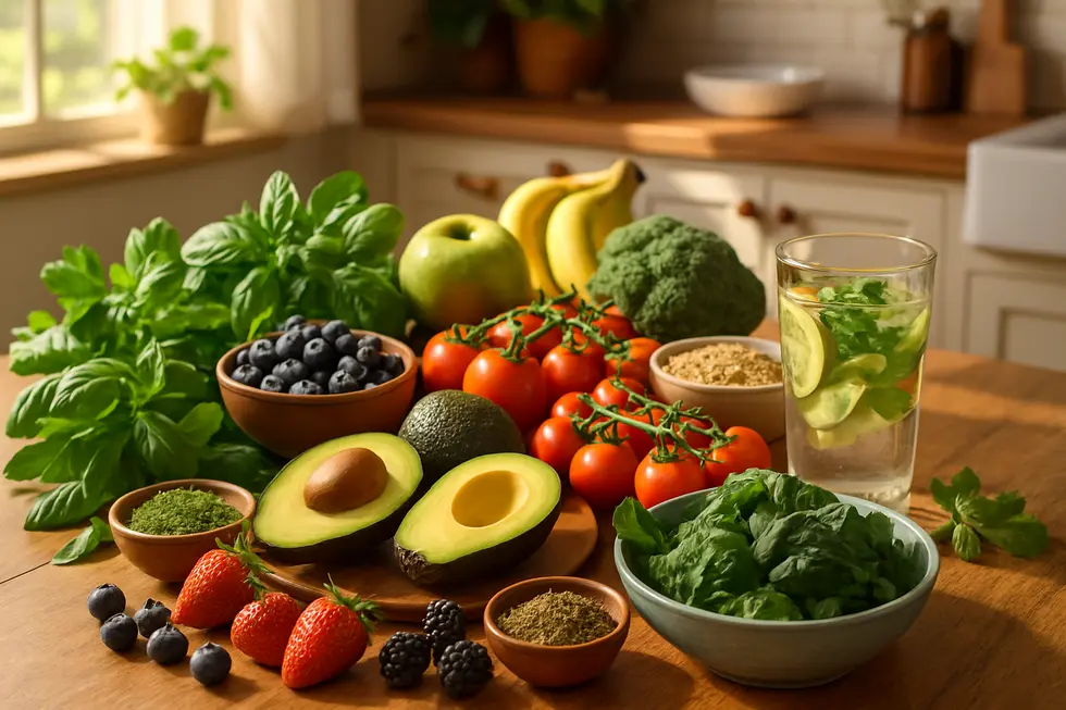 Diagramm des menschlichen Verdauungssystems mit hervorgehobenen Organen