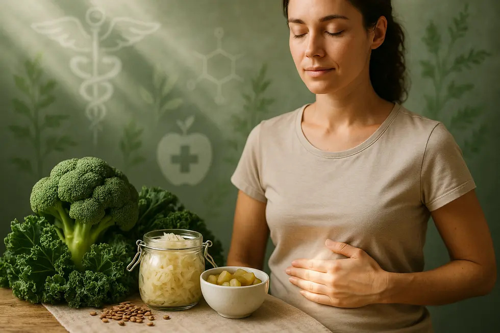 Person hält ein Glas Wasser mit Zitrone vor grünem Hintergrund.